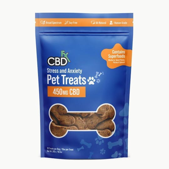 CBDfx - CBD Pet Treats for Stress & Anxiety 450mg - 1