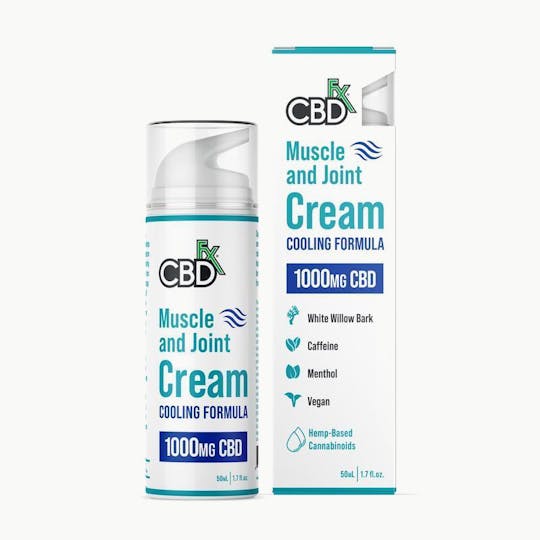 CBDfx - CBD Cream For Muscle & Joint: Cooling Formula 1000mg - 1