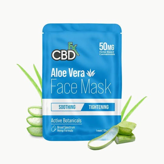 CBDfx - CBD Face Mask - Aloe Vera - 50mg - 1