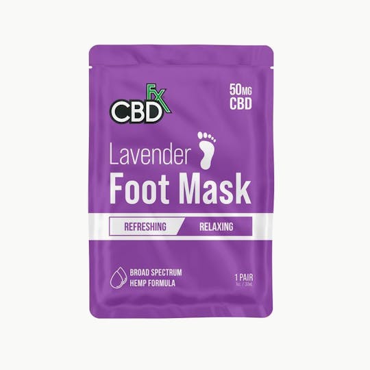 CBDfx - CBD Foot Masks – Lavender 50mg - 1
