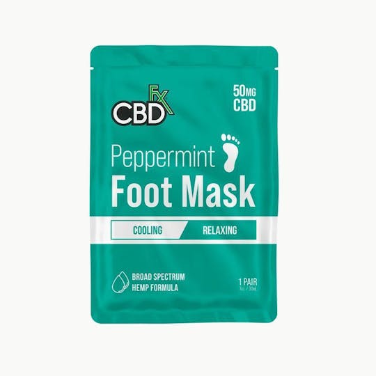 CBDfx - CBD Foot Masks – Peppermint 50mg - 1