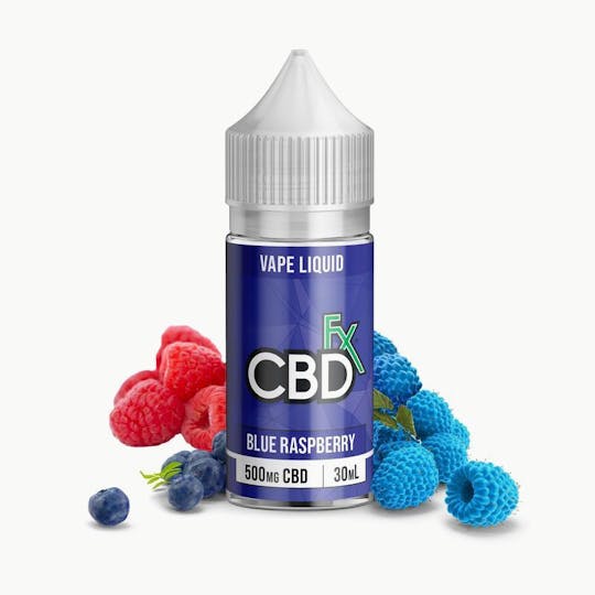 CBDfx - Blue Raspberry CBD Vape Juice 500mg - 1