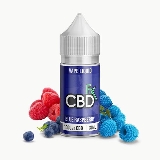 CBDfx - Blue Raspberry CBD Vape Juice 1000mg - 1
