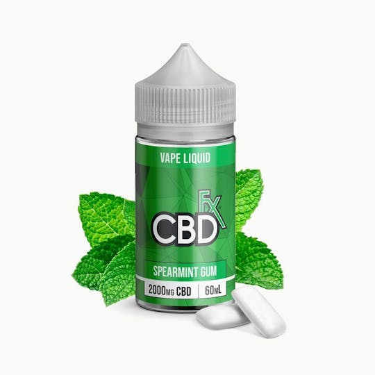 CBDfx - Fresh Mint CBD Vape Juice 2000mg - 1