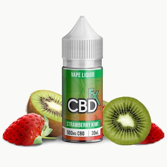 CBDfx - Strawberry Kiwi CBD Vape Juice 500mg - 1