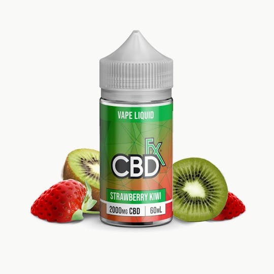 CBDfx - Strawberry Kiwi CBD Vape Juice 2000mg - 1