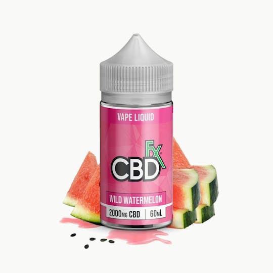 CBDfx - Wild Watermelon CBD Vape Juice 2000mg - 1