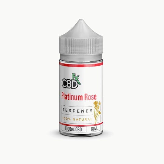 CBDfx - Platinum Rose CBD Terpene Vape Liquid 1000mg - 1
