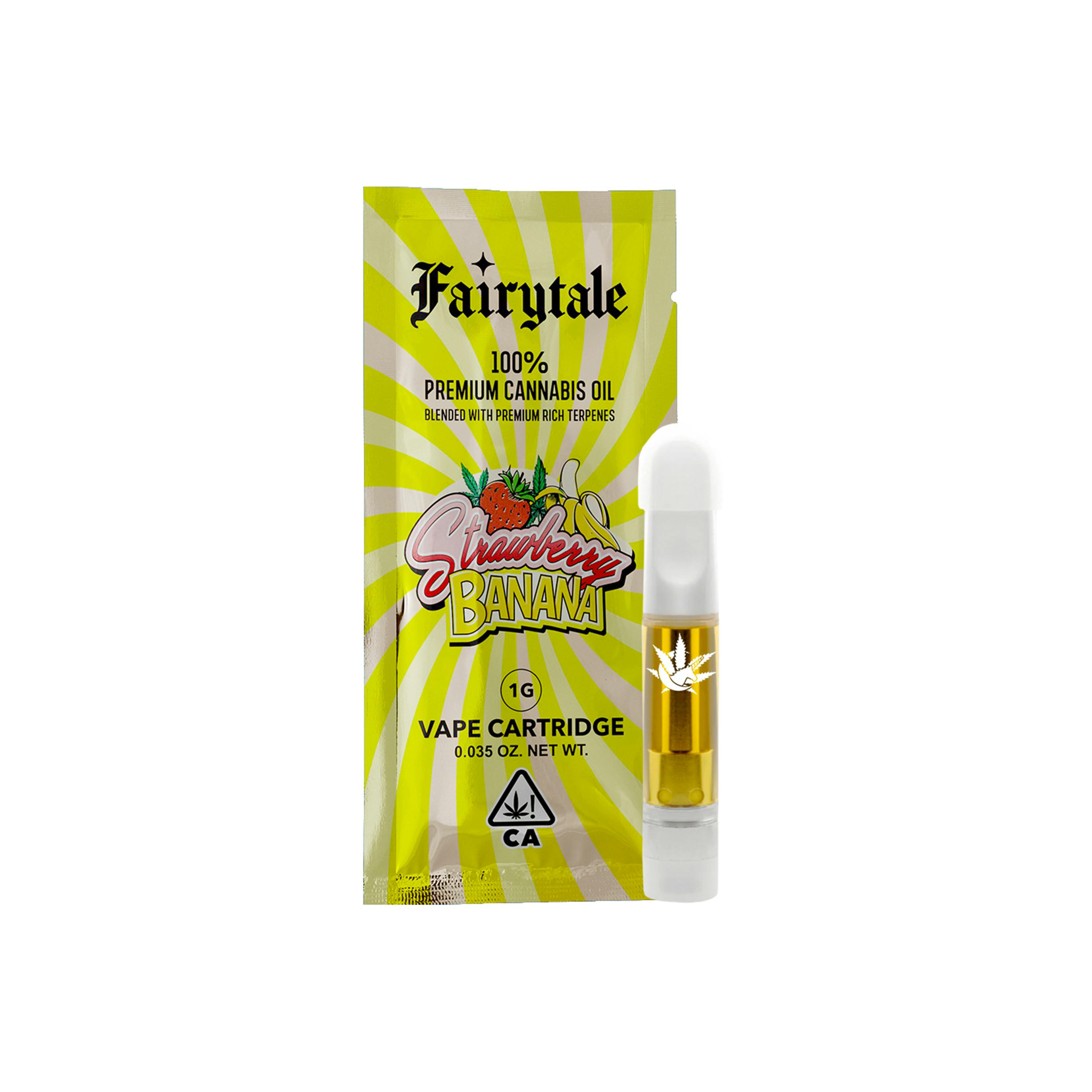 Fairytale - FAIRYTALE | 1 Gram Vape Cartridge- Strawberry Banana - 82% THC - 1