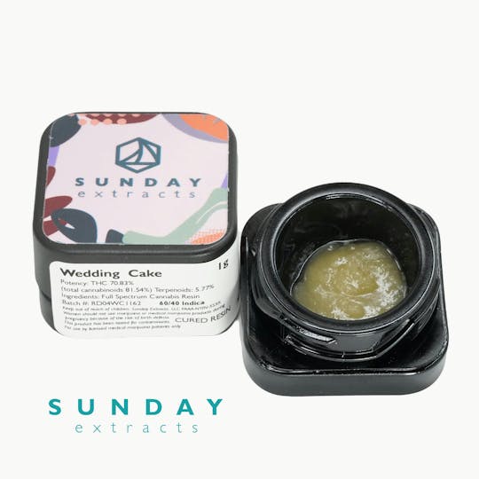 Sunday Extracts - 1g Concentrate Wedding Cake - 1