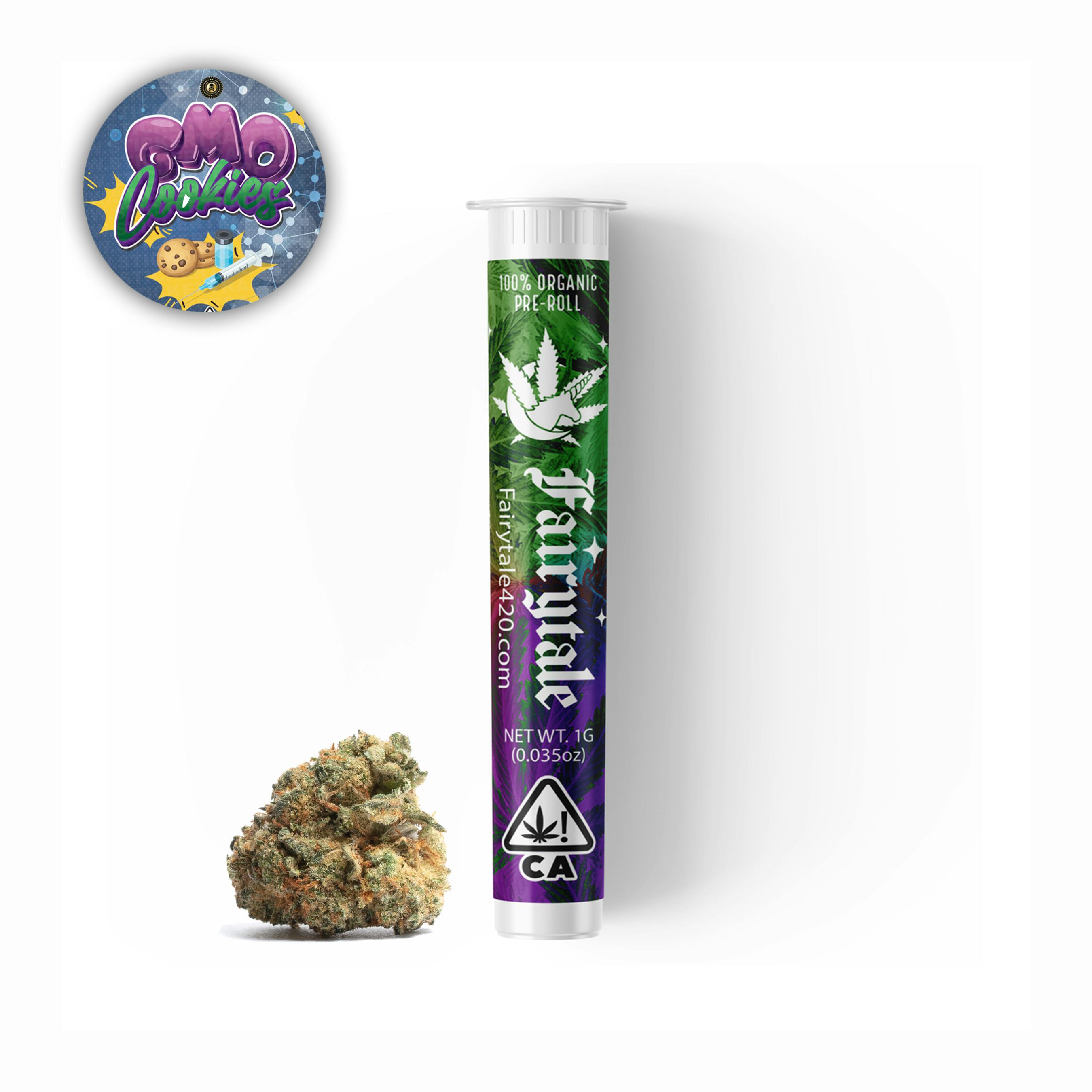 Fairytale - FAIRYTALE | 1 Gram Premium Pre-roll "GMO Cookies" (INDICA) 33% THC - 1