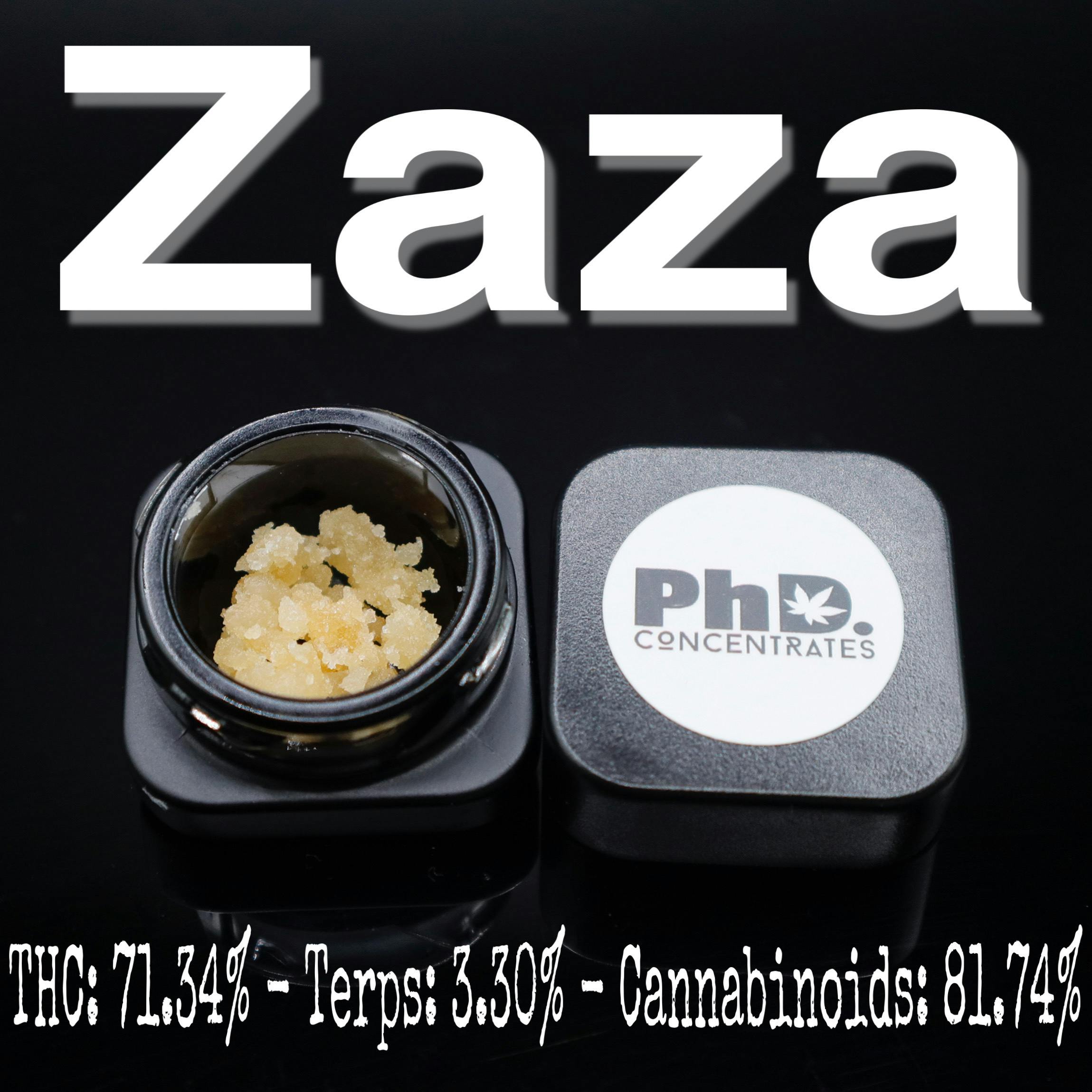Pharmicated - PhD Concentrate 1 gram - Zaza Sugar - 71.34% THC - 1