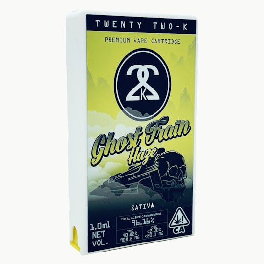 Twenty Two K / 22k - 22K - Ghost Train Haze - Cartridge - 1.0ml - 1