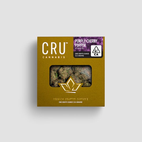 CRU Cannabis - Purple Cherry Popper (3.5 Grams) - 1