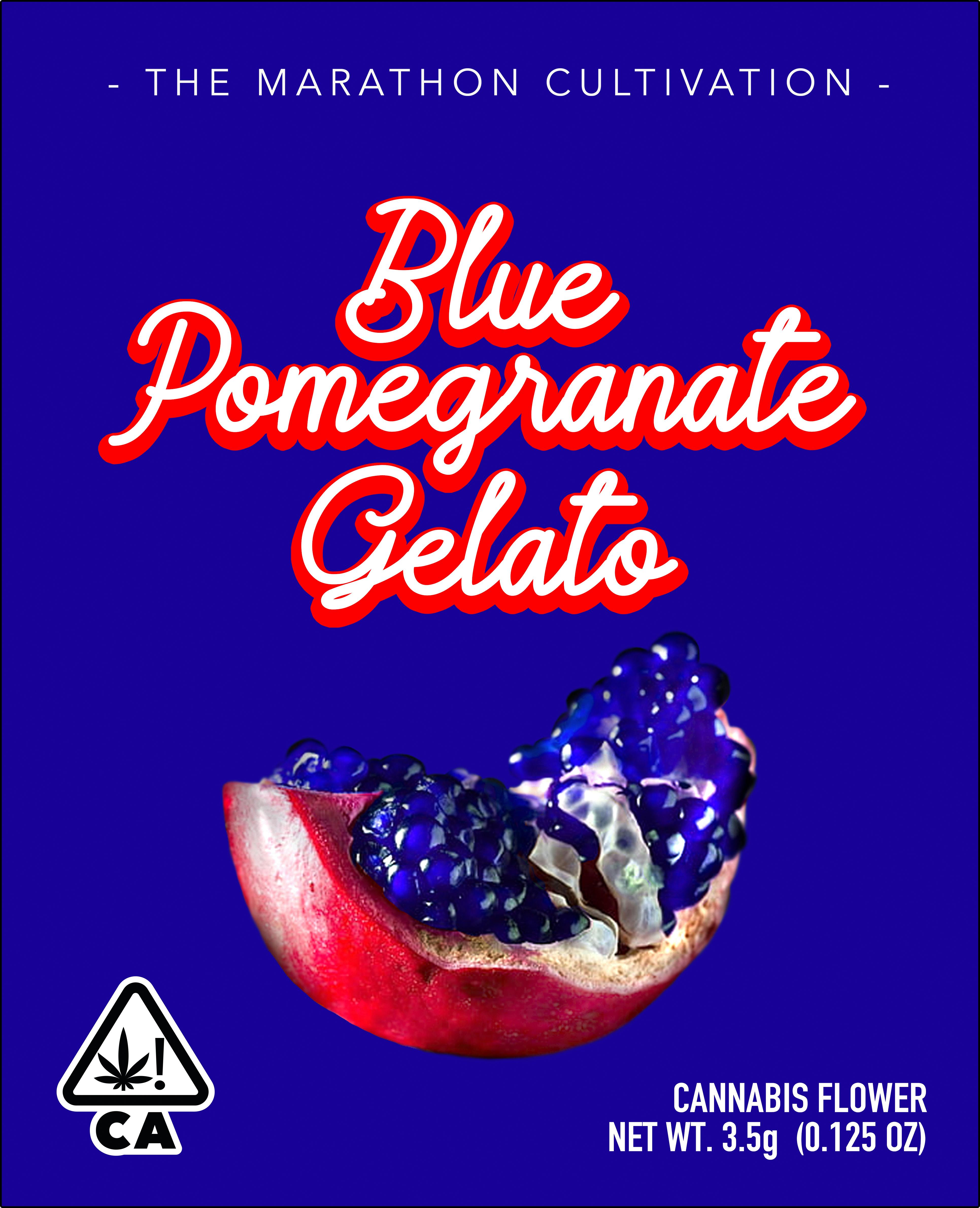 The Marathon Cultivation - Blue Pomegranate Gelato Flower - 1