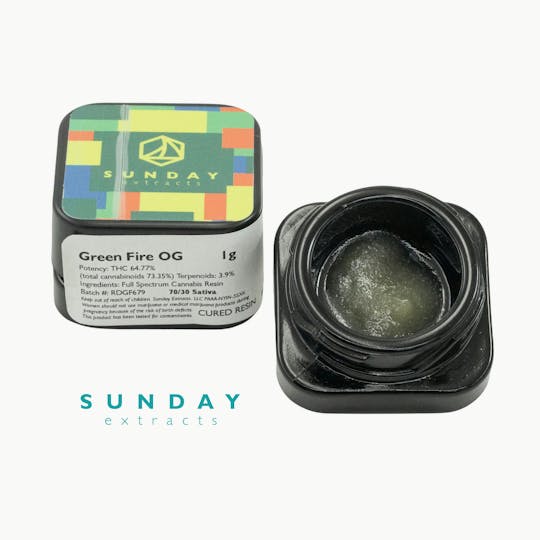 Sunday Extracts - 1g Concentrate Green Fire - 1