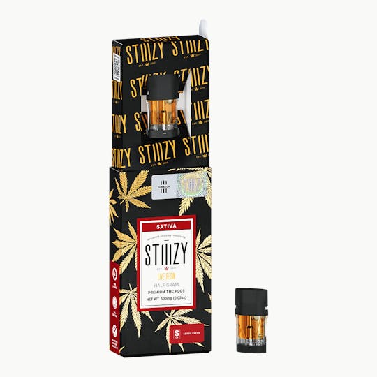 STIIIZY - Vape Cartridge - LEMON CREME .5G Live Resin Pod - STIIIZY - 1