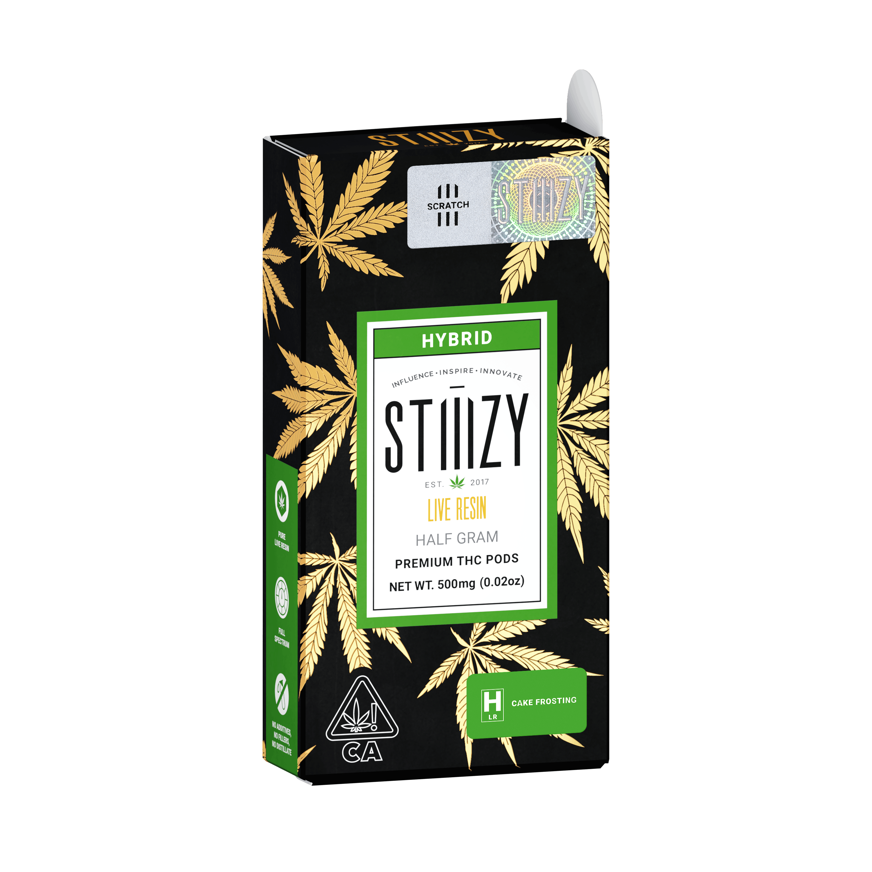 STIIIZY - Vape Cartridge - CAKE FROSTING .5G Live Resin Pod - STIIIZY - 1