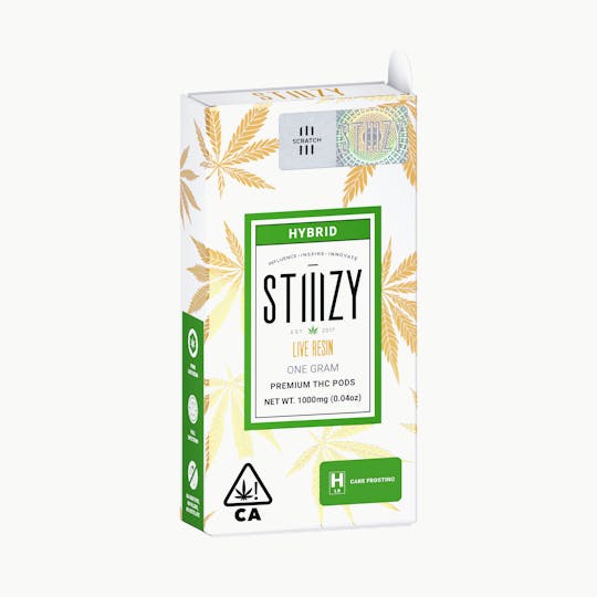 STIIIZY - Vape Cartridge - CAKE FROSTING 1G Live Resin Pod - STIIIZY - 1