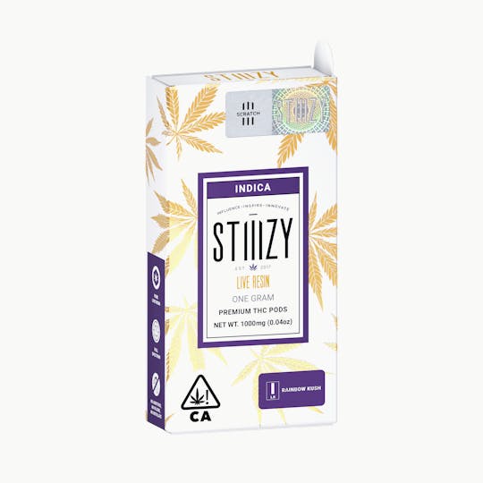 STIIIZY - Vape Cartridge - RAINBOW KUSH 1G Live Resin Pod - STIIIZY - 1