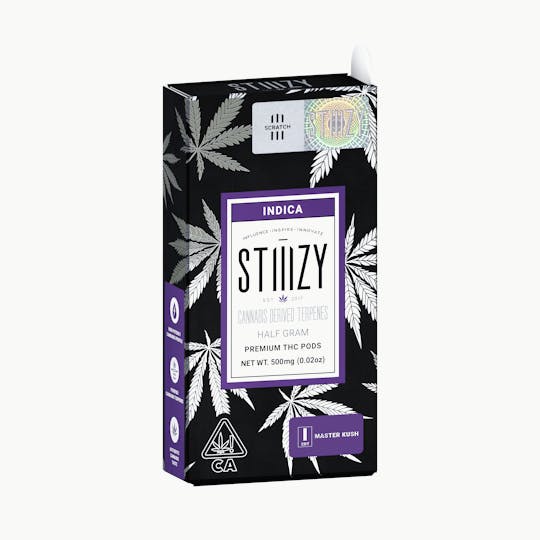 STIIIZY - Vape Cartridge - MASTER KUSH .5G CDT Pod - STIIIZY - 1