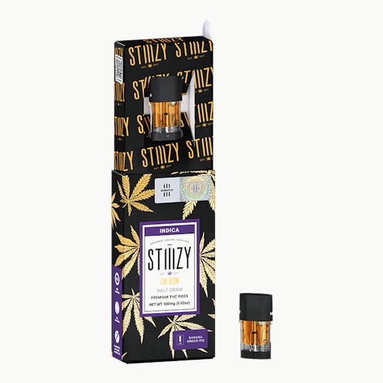 STIIIZY - Vape Cartridge - BANANA CREAM PIE .5G Live Resin Pod - STIIIZY - 1