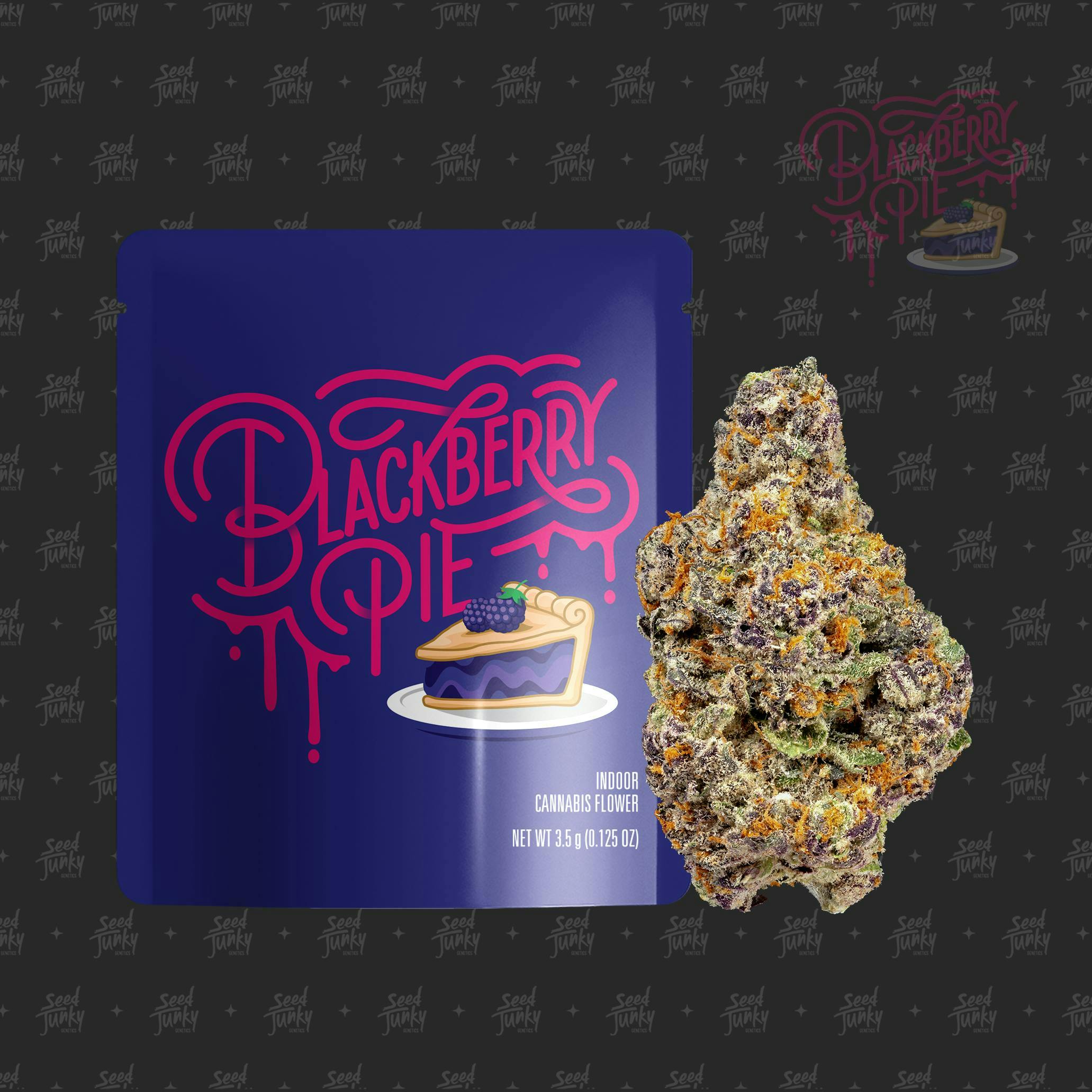 Seed Junky - Seed Junky | Blackberry Pie | Big Buds | 3.5g - 1