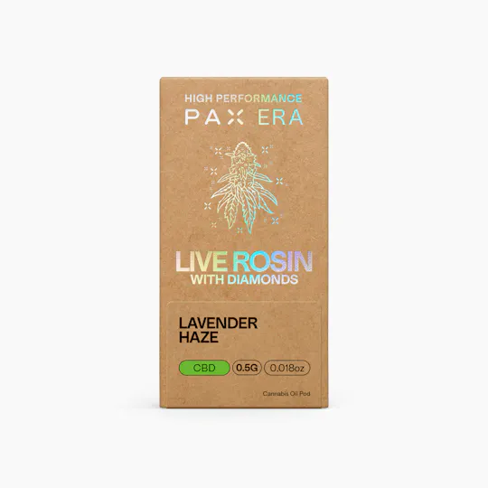 PAX - Live Rosin with Diamonds - Lavender Haze 0.5g - 1