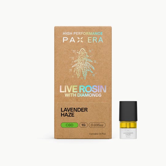 PAX - Live Rosin with Diamonds - Lavender Haze 1g - 1