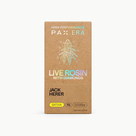 PAX - Live Rosin with Diamonds | Jack Herer 1g - 1