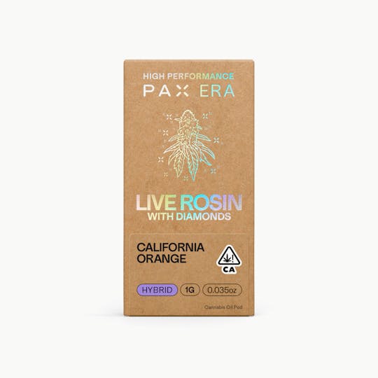 PAX - Live Rosin with Diamonds - California Orange 1g - 1