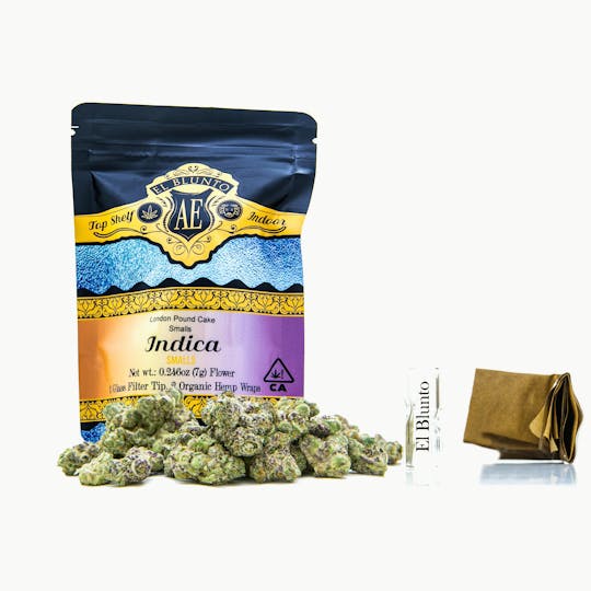 El Blunto by Albert Einstone's - El Blunto Flower Pouch w/RYOB kit - London Pound Cake - 7G SMALLS - 1