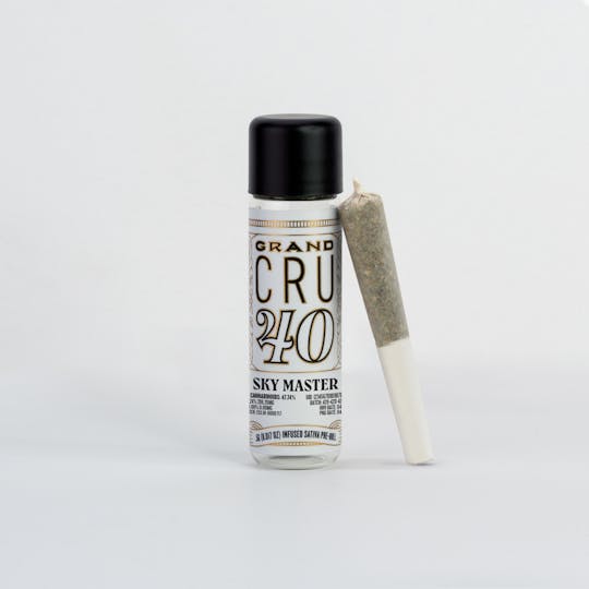 CRU Cannabis - Sky Master : Grand CRU 40 (0.5G Infused Pre-Roll) - 1