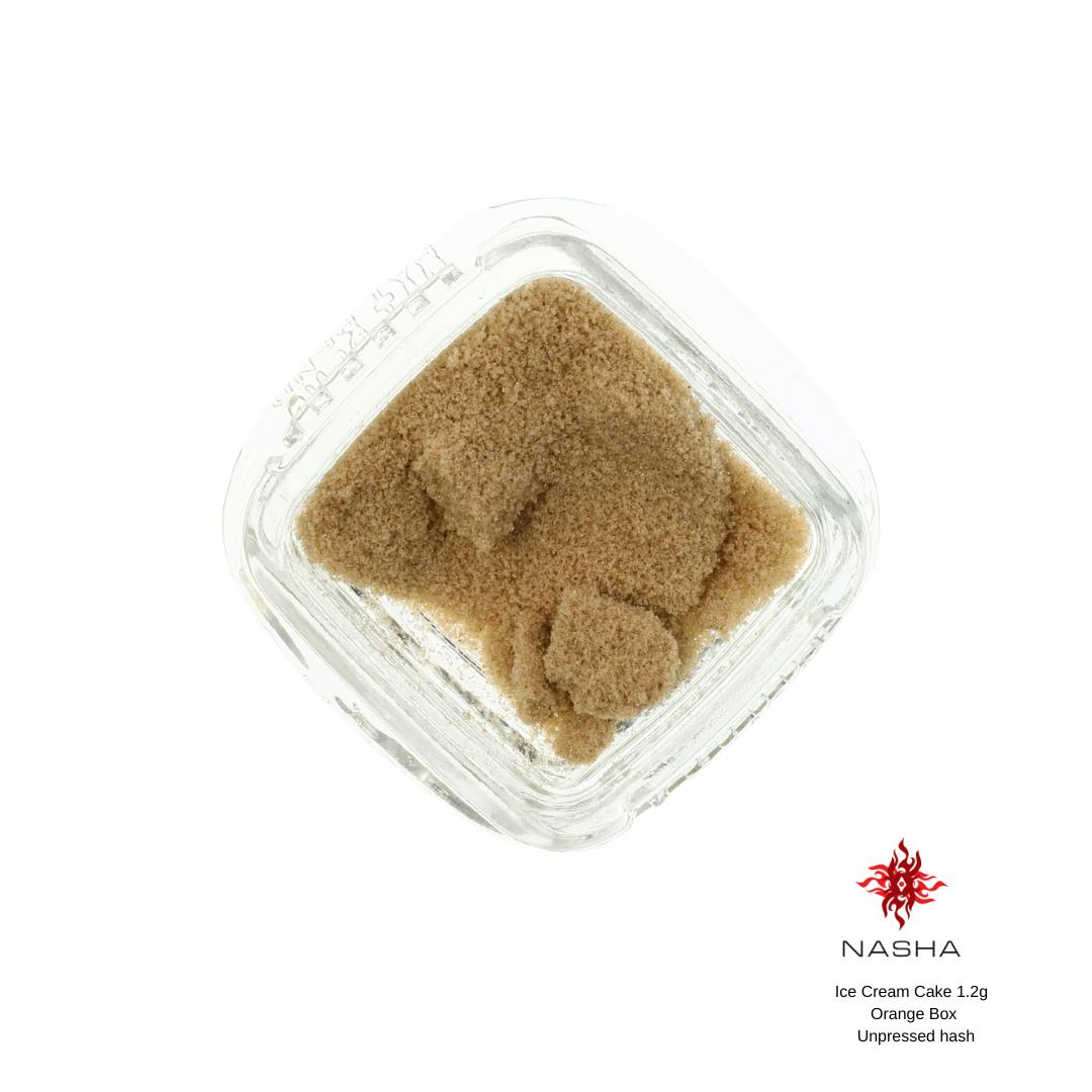 NASHA - Ice Cream Cake Orange Unpressed Hash 1.2g (Mattole Valley Sungrown) - 1