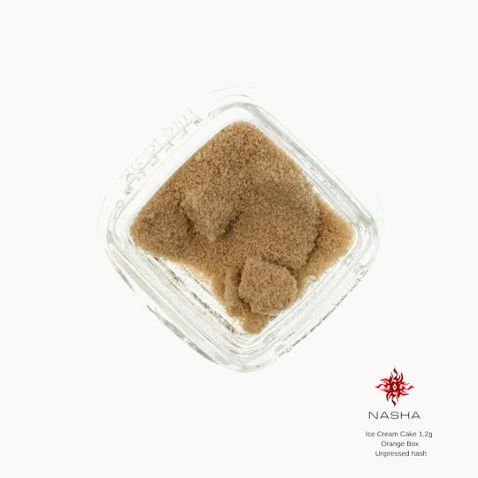 NASHA - Ice Cream Cake Orange Unpressed Hash 1.2g (Mattole Valley Sungrown) - 1