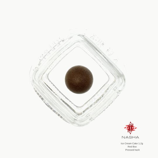 NASHA - Ice Cream Cake Red Pressed Hash 1.2g (Mattole Valley Sungrown) - 1