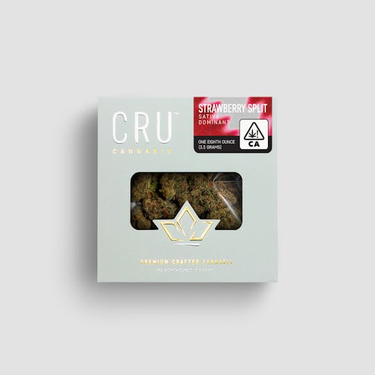 CRU Cannabis - Strawberry Split (3.5 Grams) - 1