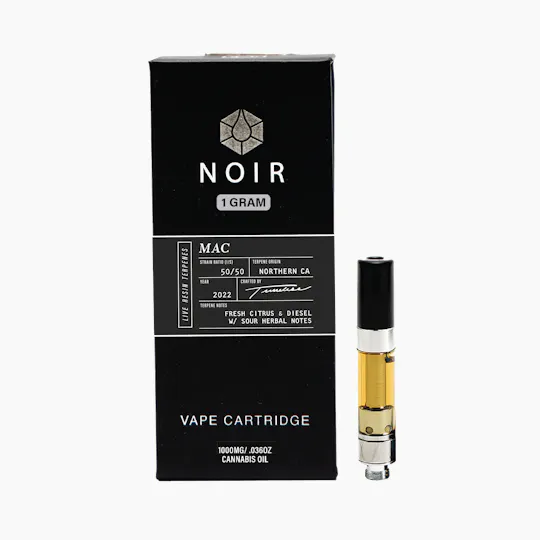 Timeless Vapes - MAC | NOIR Live Resin Cartridge | 1g - 1