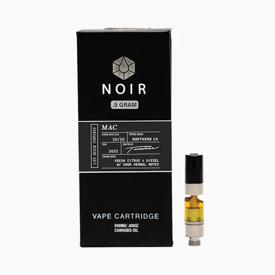 Timeless Vapes - MAC | NOIR Live Resin Cartridge | 0.5g - 1