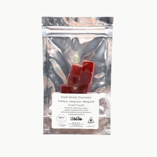 High Striker Farm - 10mg Fruit Punch Hash Rosin Gummies - 1