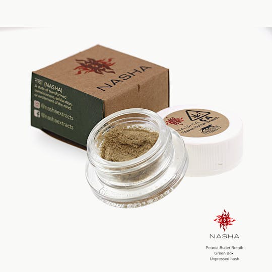 NASHA - Peanut Butter Breath Green Powder Hash (Sabertooth) - 1
