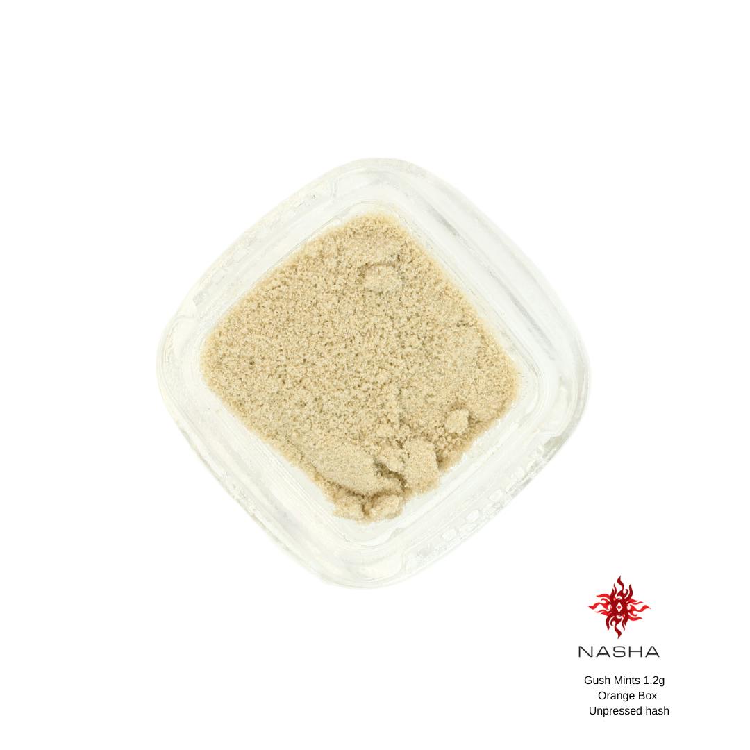 NASHA - Gush Mintz 1.2 g Orange Unpressed Hash (Bandwagon) - 1