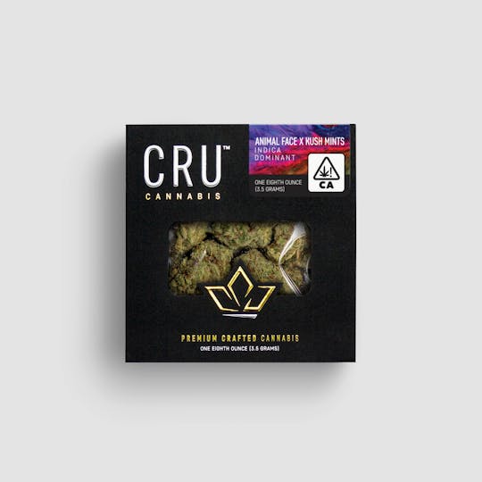 CRU Cannabis - Animal Face x Kush Mints (3.5 Grams) - 1