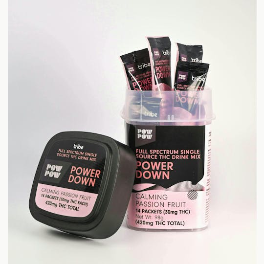 Tribe - THC Drink Powder - Power Down - 30mg/packet 420mg Total - 1