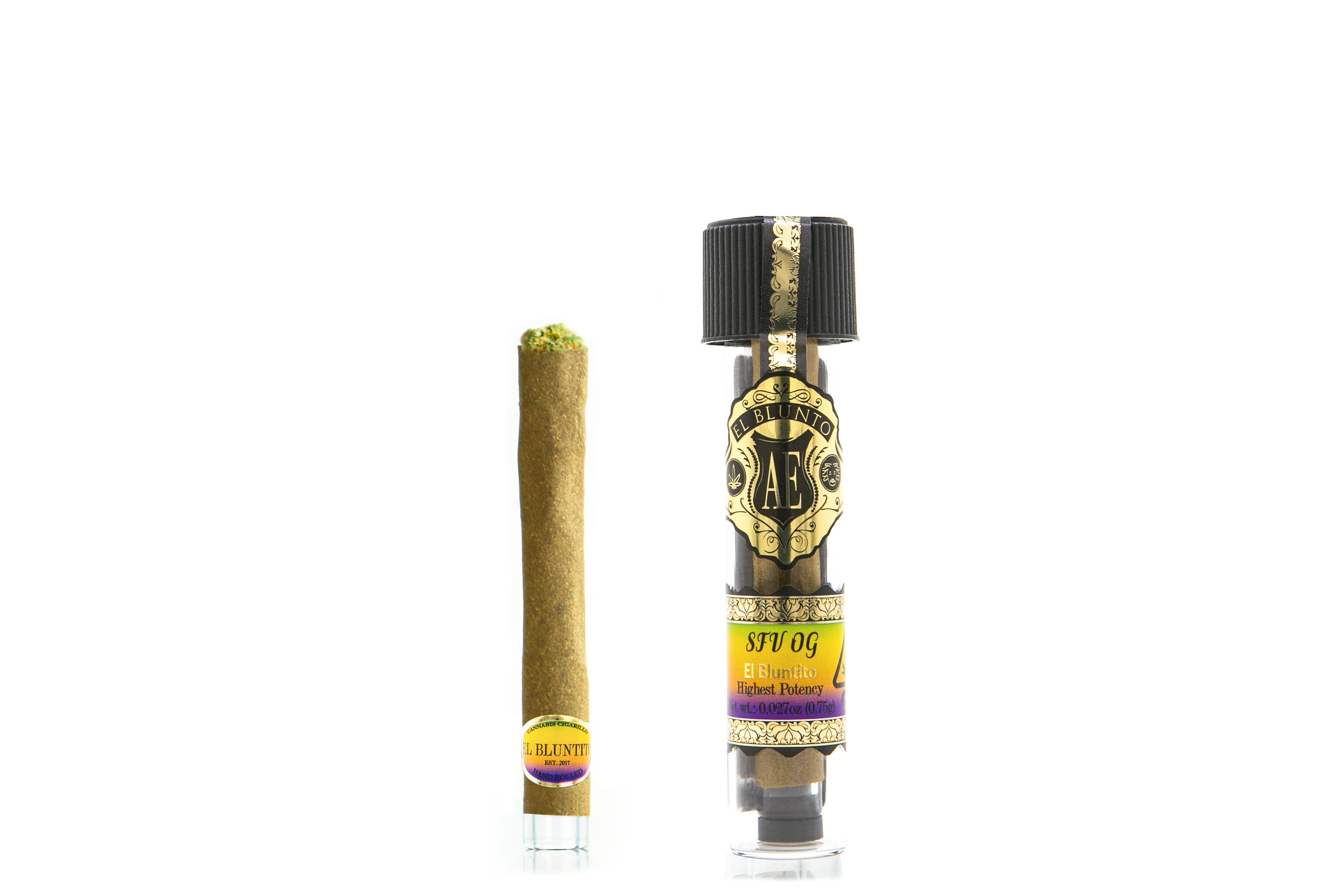 El Blunto by Albert Einstone's - El Bluntito - SFV OG - .75G Cigarillo [Mini Blunt] - 1