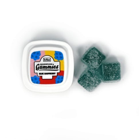 Tribe - Sativa | Blue Raspberry Solventless Gummies | 726mg | 11ct | 66mg/ea - 1