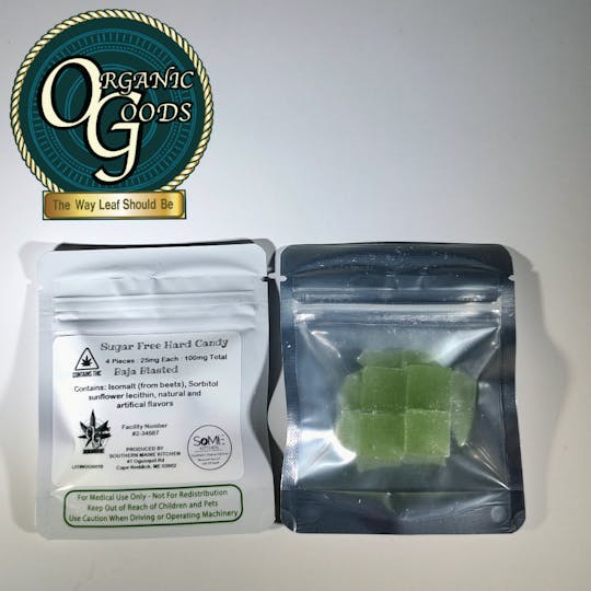 Organic Goods - Organic Goods Hard Candy Sugar Free Baja Blast 100 MG - 1