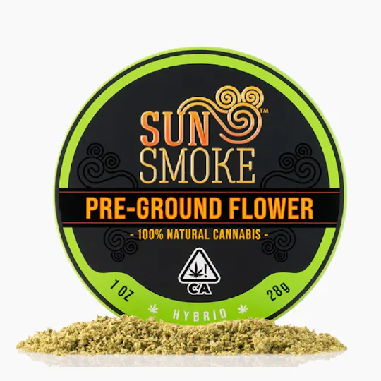 SunSmoke - SunSmoke | Hybrid Blend | Flower | Pre-Ground | 0.5oz Tin - 1