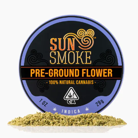 SunSmoke - SunSmoke | Indica Blend | Flower | Pre-Ground | 0.5oz Tin - 1