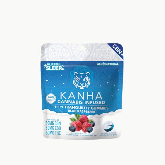 KANHA - KANHA | Tranquility SLEEP | 1:1:1 | 50mg CBN/50mg CBD/50mg THC - 1